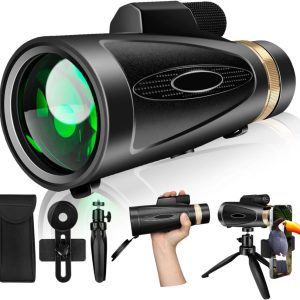 80x100 High Power Monocular with Adapter