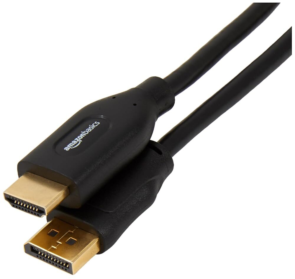 Amazon Basics 6ft DisplayPort to HDMI Cable