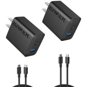 Anker 20W Dual Port USB C Charger Pack