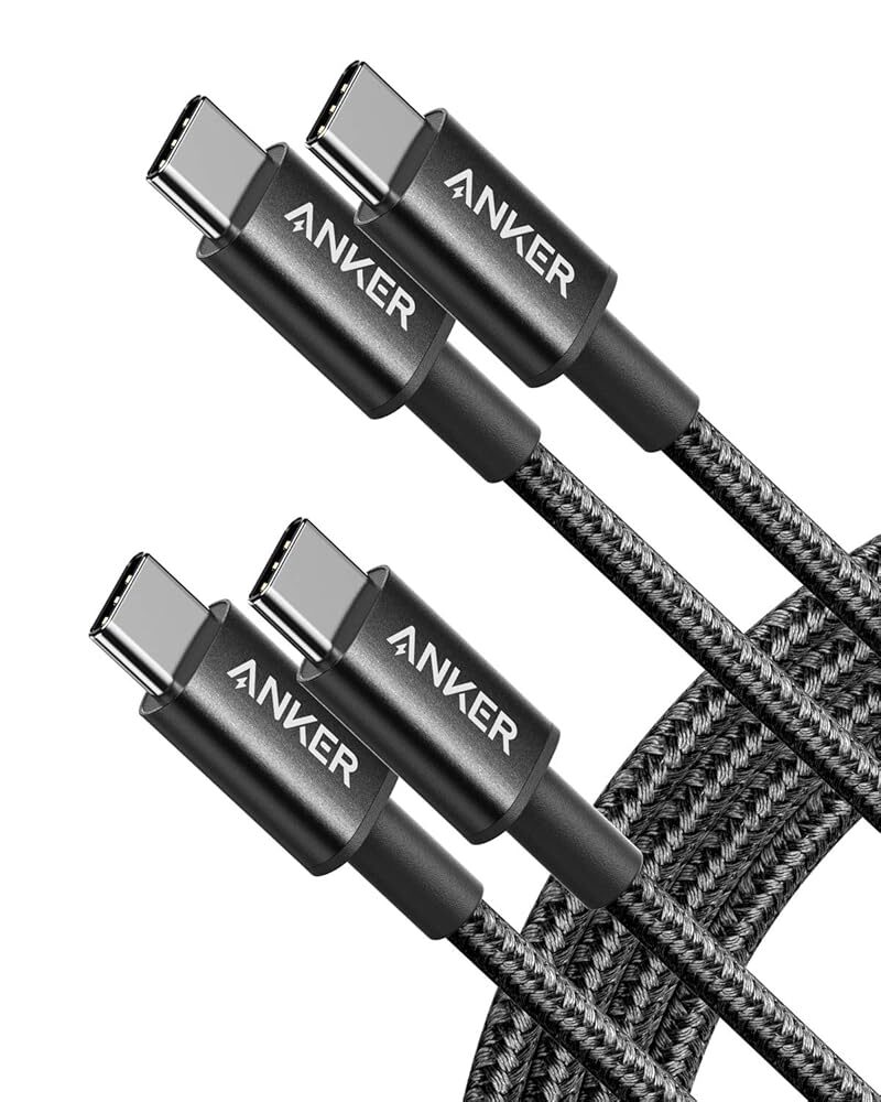 Anker 60W USB-C to USB-C Cable 2-Pack