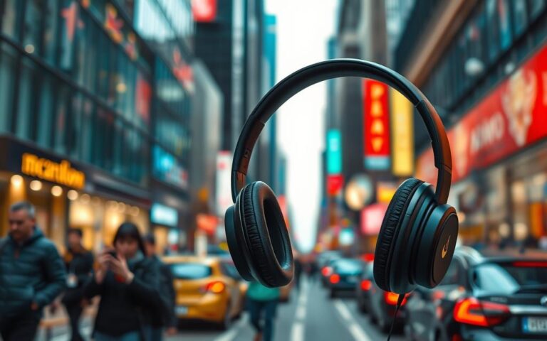 noise-canceling headphones for busy streets