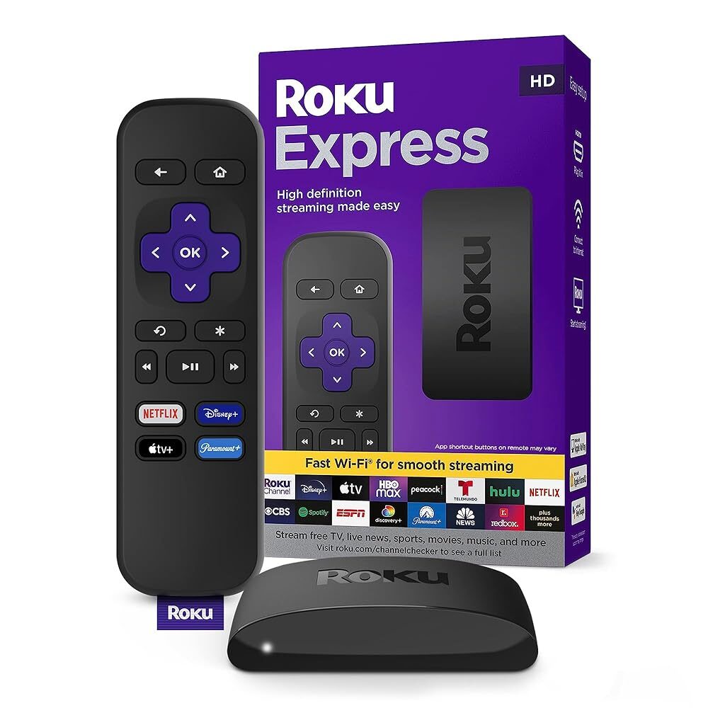 Roku Express HD Streaming Device with Remote