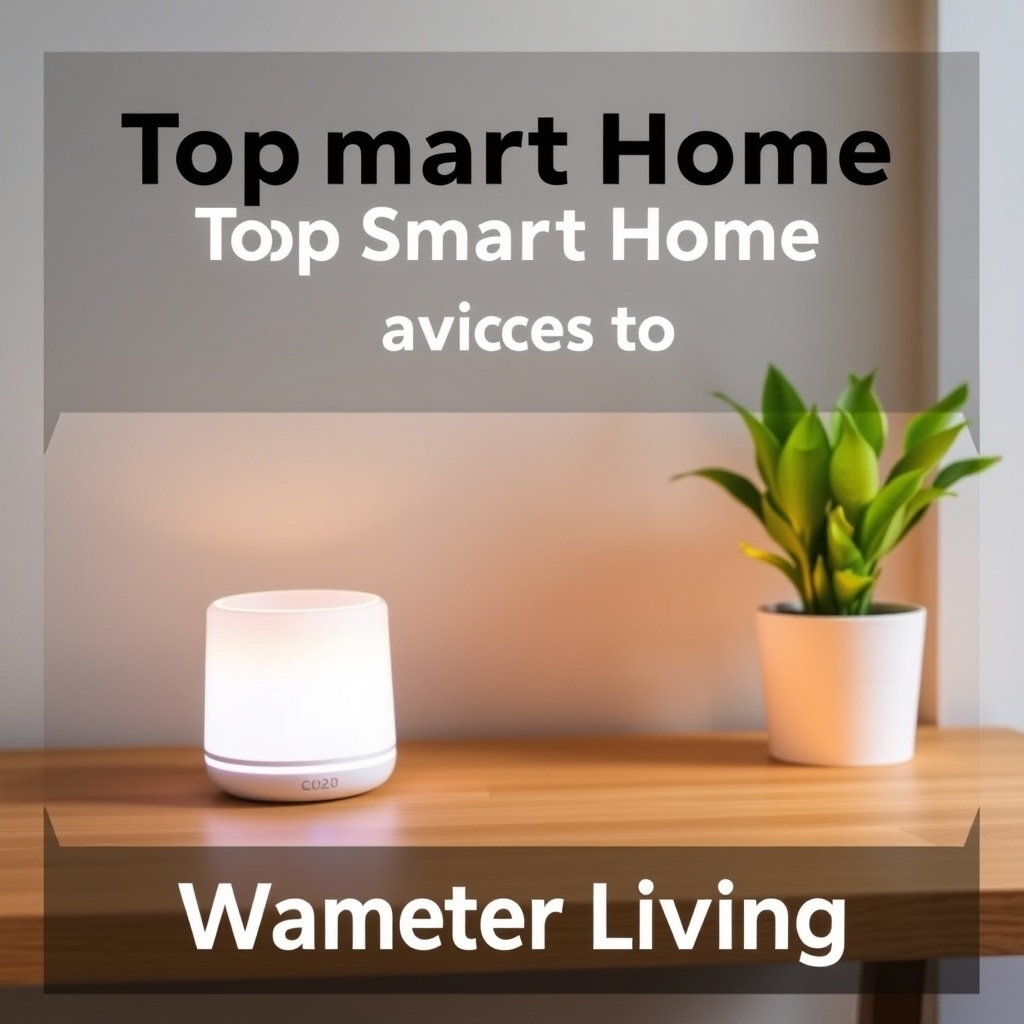 Top Smart Home Devices for a Smarter Living