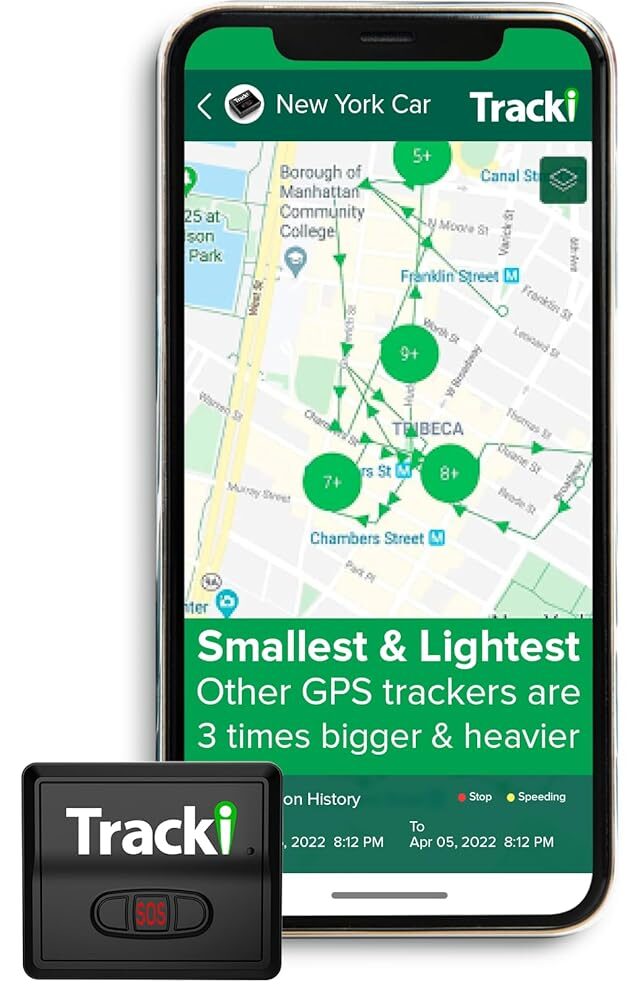 Tracki 4G GPS Tracker for Vehicles & Kids