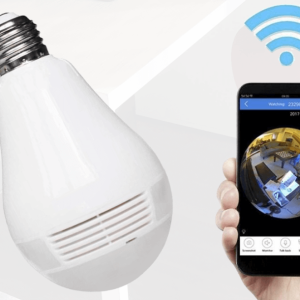 360° Fish Eye Live Monitor Bulb Camera