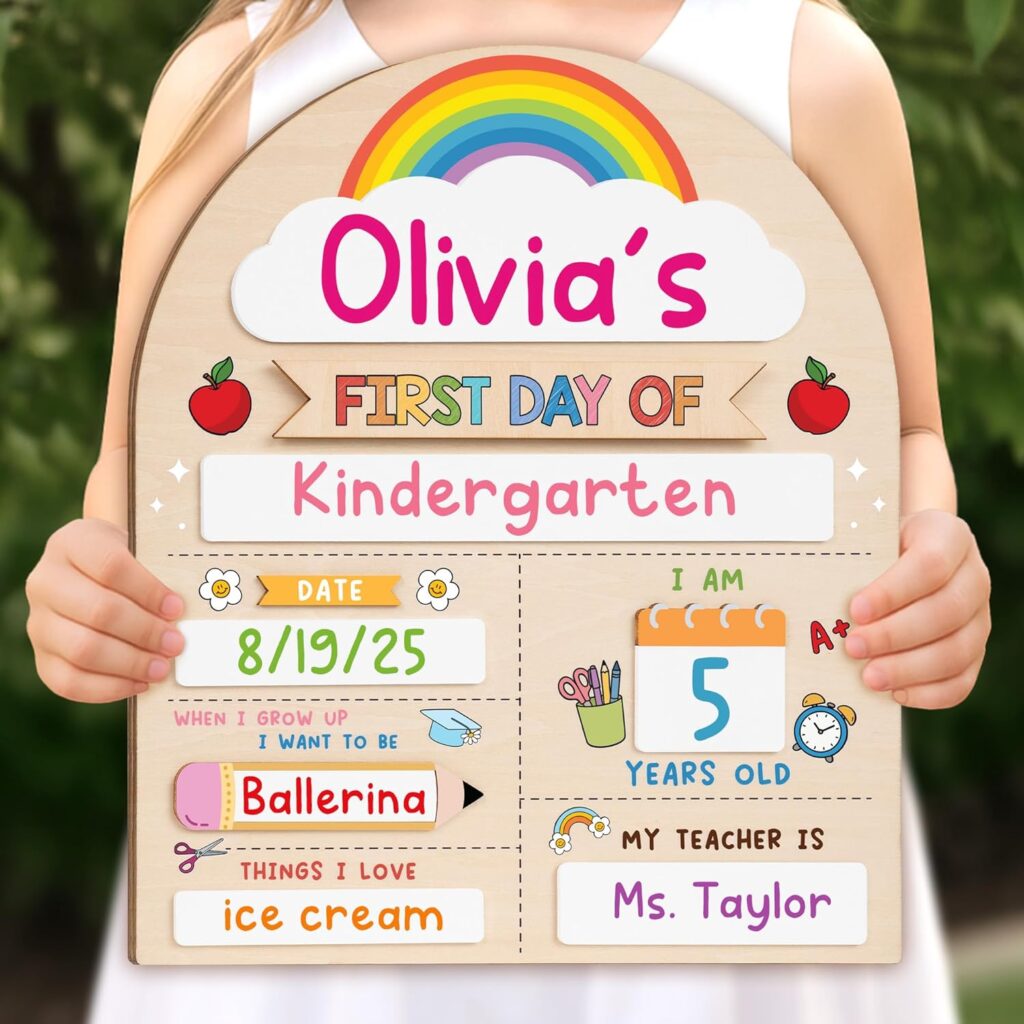 My First Day of School Sign Board