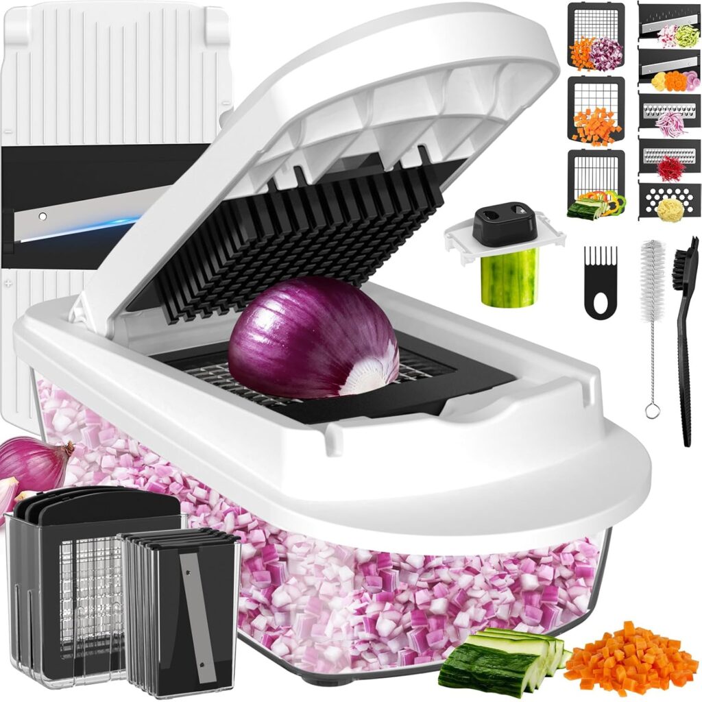 8-Blade All-in-1 Vegetable Chopper Slicer
